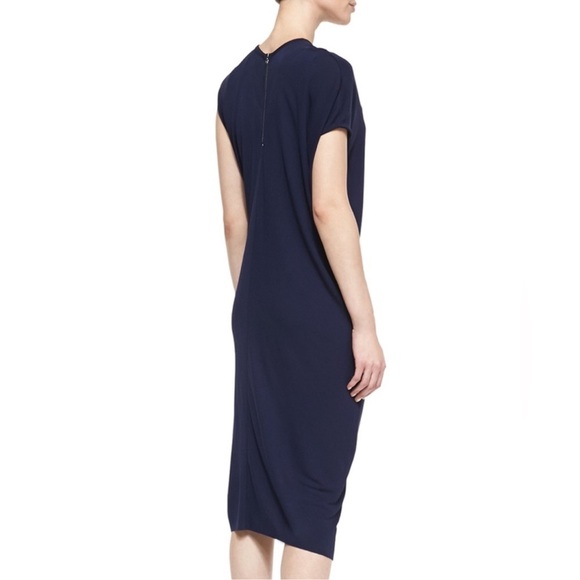 ⭐️ Host Pick ⭐️Helmut Lang blue asymmetrical dress size medium - Picture 9 of 12
